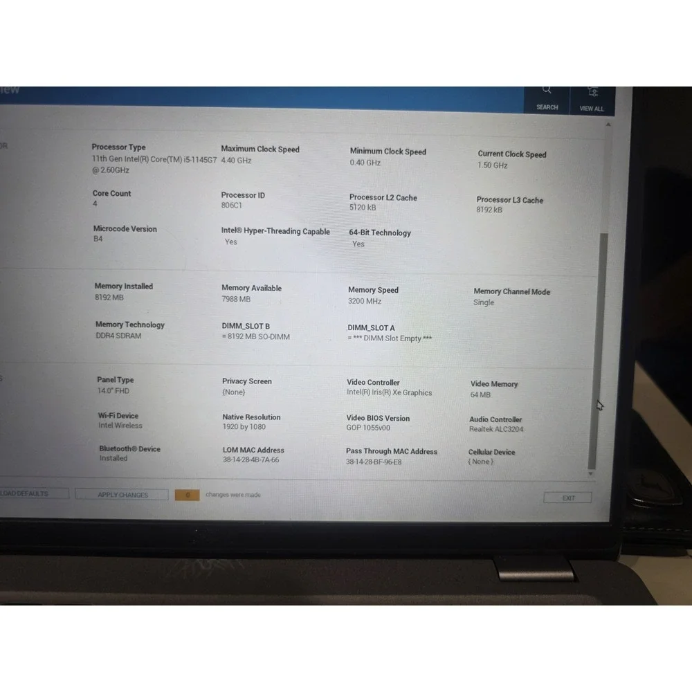 Dell Latitude 5420 14